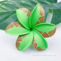 New Design Hand-made Foam Plumeria Hair Pick